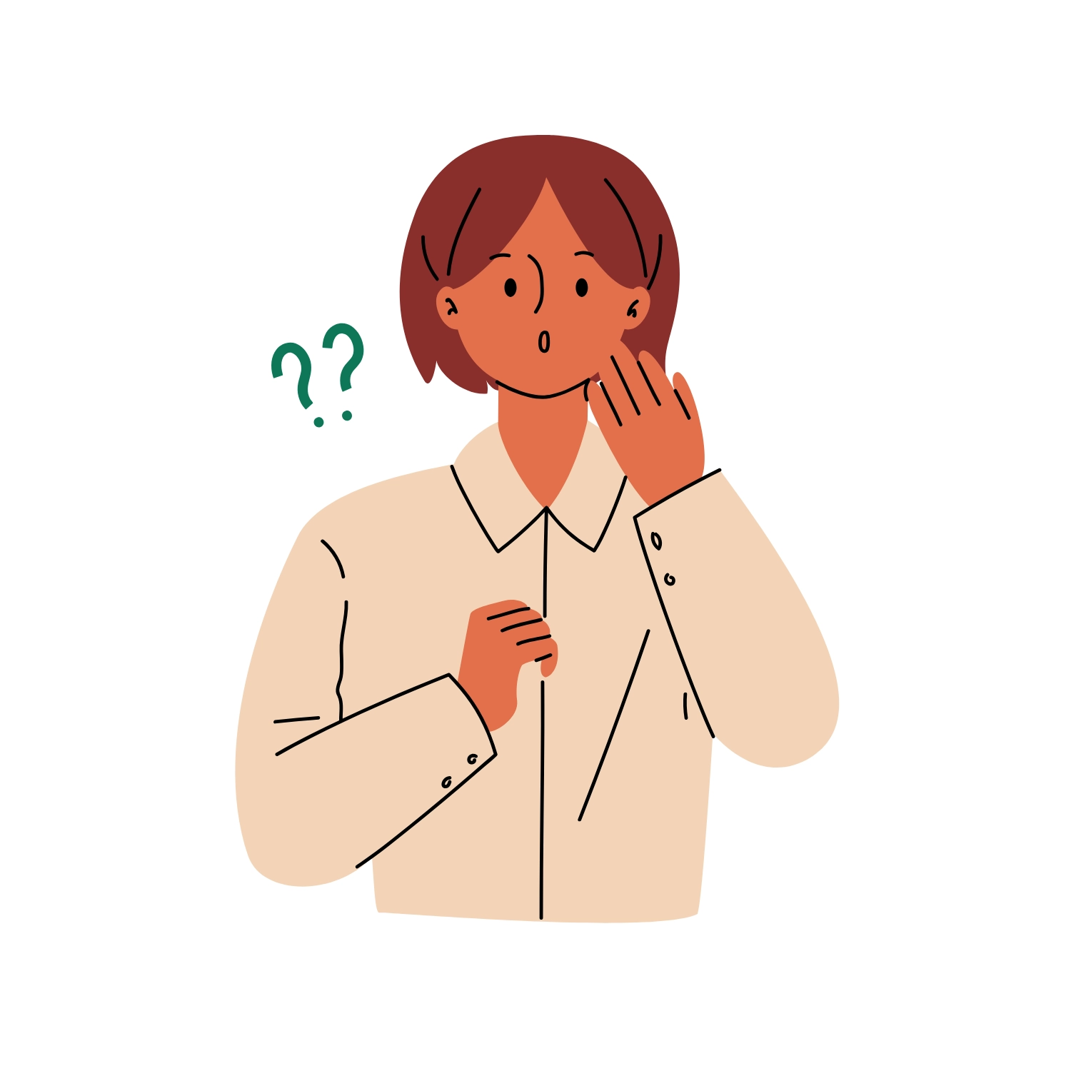 Confused woman searching for Digital Marketing Strategist in Kochi