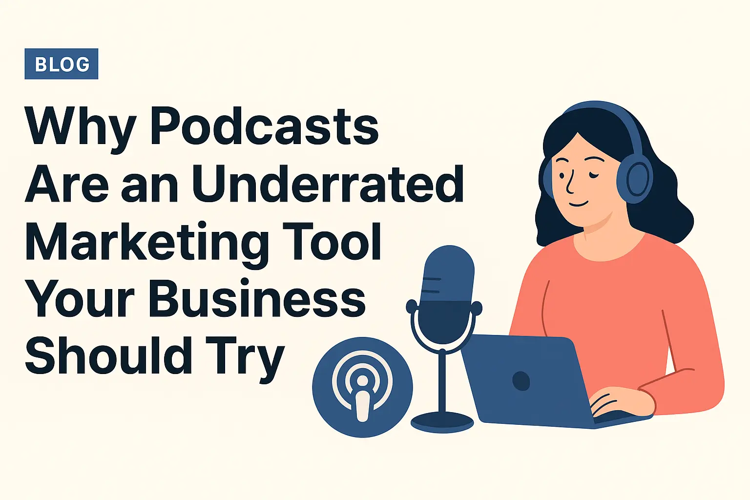 podcast blog post image freelance digital marketer